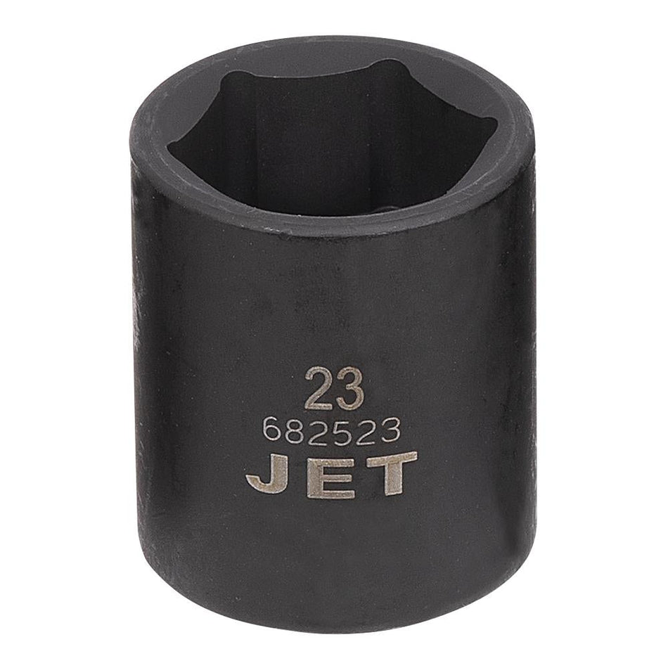 Jet 682523 1/2" DR x 23mm 6 Point Regular Impact Socket