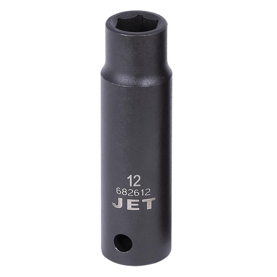 Jet 682612 1/2" DR x 12mm 6 Point Deep Impact Socket