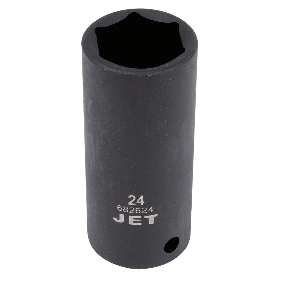 Jet 682624 1/2" DR x 24mm 6 Point Deep Impact Socket