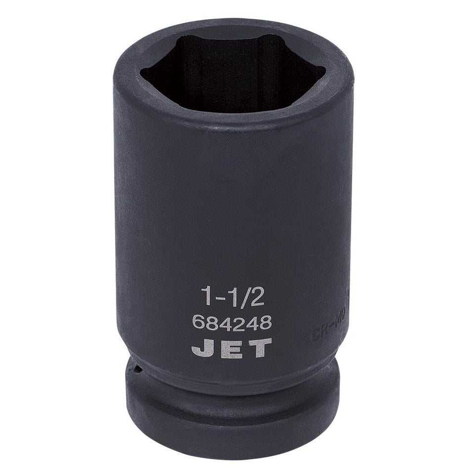 Jet 684248 1" DR x 1-1/2" 6 Point Deep Impact Socket