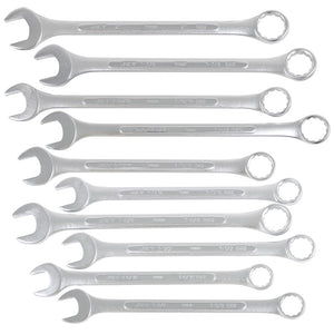 Jet 700128 10 Piece Raised Panel Chrome Vanadium Jumbo Combination Wrench Set