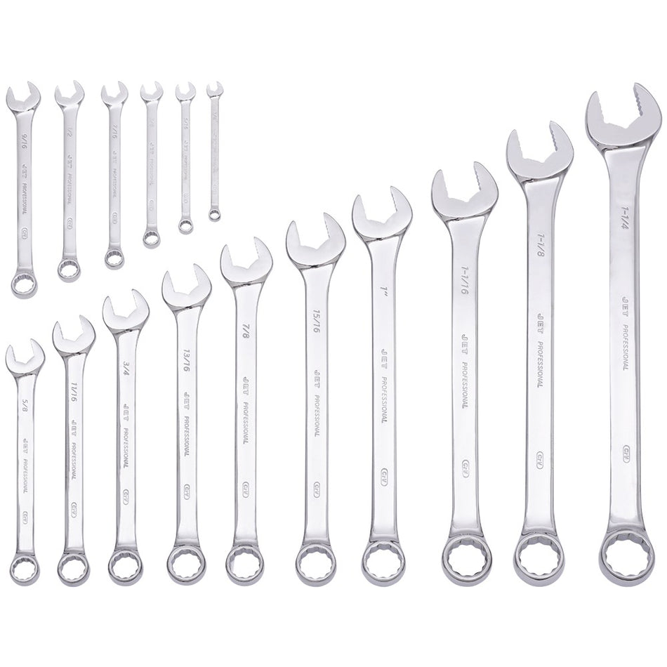 Jet 700135 16 Long Pattern SAE Combination Wrench Set