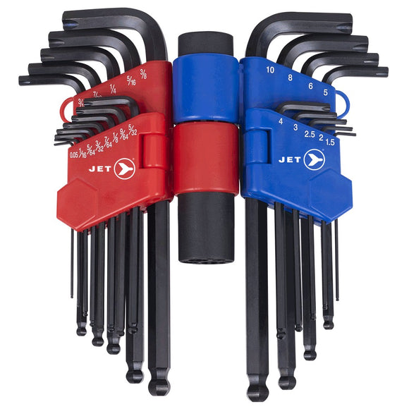Jet 775123 22 PC SAE/Metric Hextractor Hex Key Set