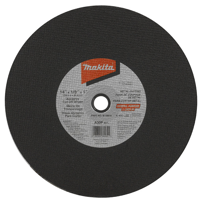 Makita 14" Abrasive Wheels for Cut Off Saws and Angle Cutters