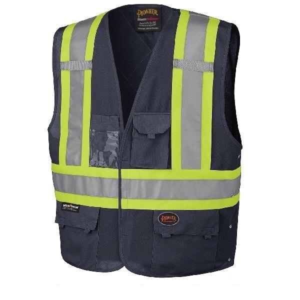 Hi-Viz Safety Vest - Navy Blue (134N)