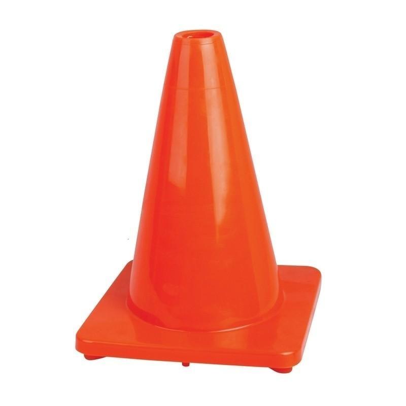 12" (30.5 cm) Premium PVC Flexible Safety Cone - Orange (180P)