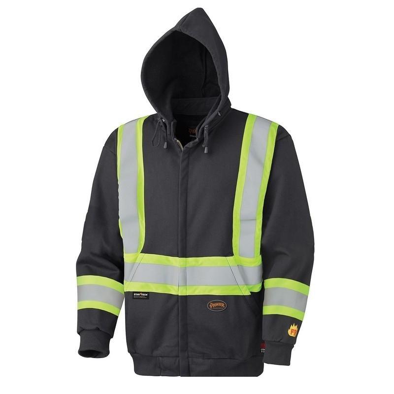 Flame Resistant Zip Style Heavyweight Cotton Safety Hoodie (337SF)
