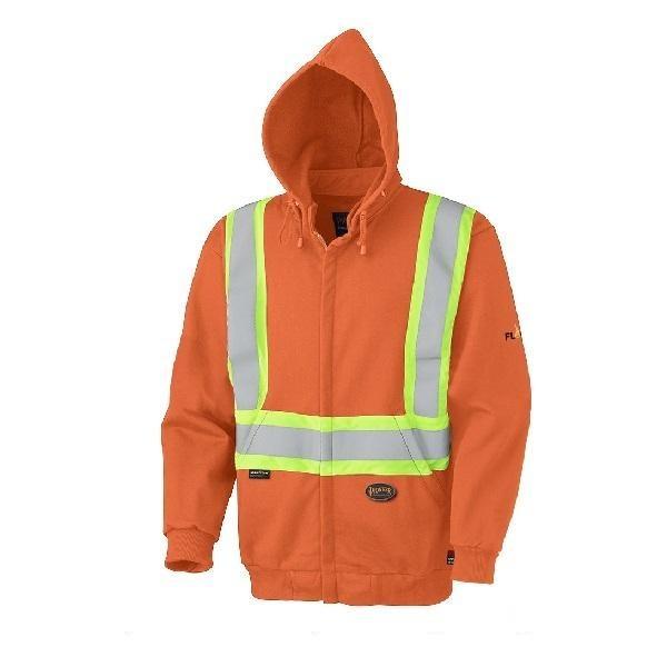 Flame Resistant Zip Style Heavyweight Cotton Safety Hoodie (338SF)