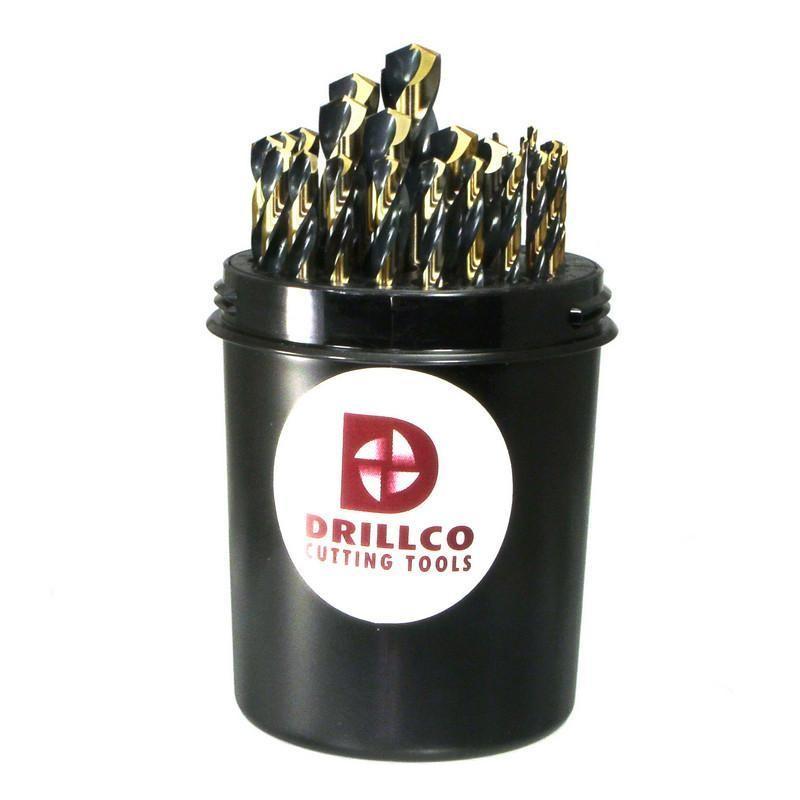 Drillco Nitro High Speed Steel Jobber 29 Piece Bit Set (400NW29)
