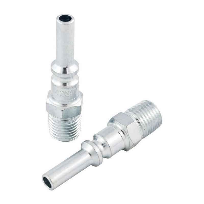 L' Plug Male - 1/4" Body x 1/4" NPT (420901)