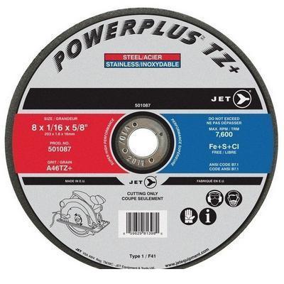 8 x 1/16 x 5/8 A46PX POWER-XTREME T1 Cut-Off Wheel (501087)