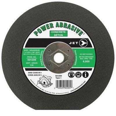 7" x 3/32" x 5/8" (diamond 7/8") C30 POWER ABRASIVE T1 Cut-Off Wheel