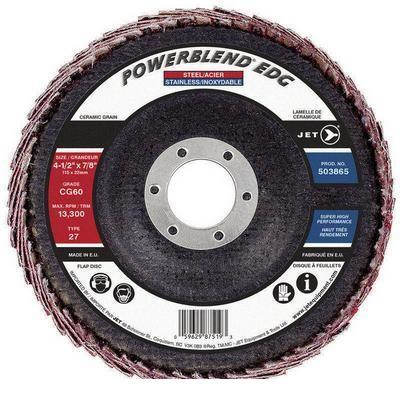 4-1/2" x 7/8" CG60 POWERBLEND EDG Flap Disc (503865)