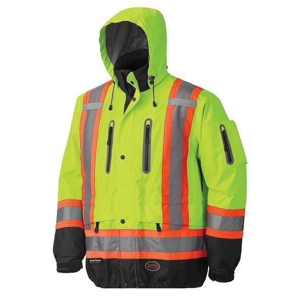 Waterproof/Breathable Premium Hi-Viz Jacket - Yellow (5201)
