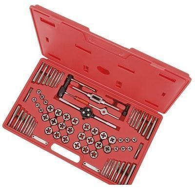 Jet 76 Piece S.A.E./Metric High Speed Steel Tap and Alloy Die Set (530108)