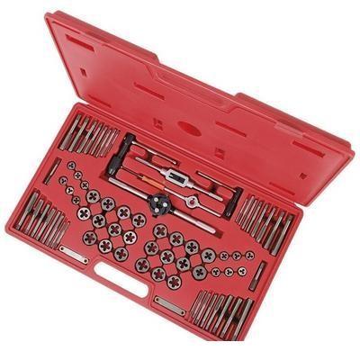Jet 76 Piece S.A.E./Metric Alloy Tap and Die Set (530118)