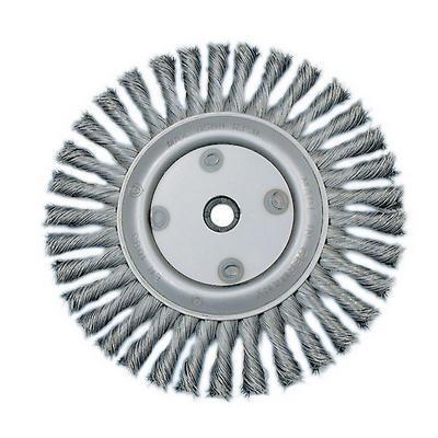 6 x (5/8-1/2) Knot Twisted Wire Wheel - Unthreaded (550303)