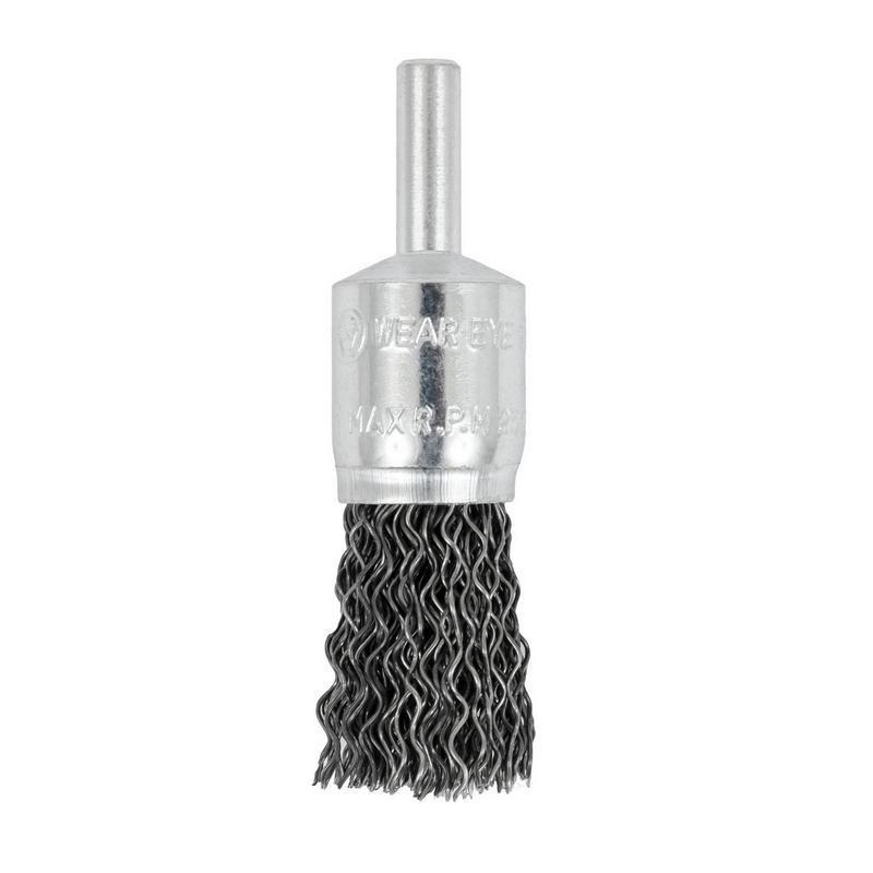 1/2" x 1/4" Shaft Mounted Crimped End Brush (553713)