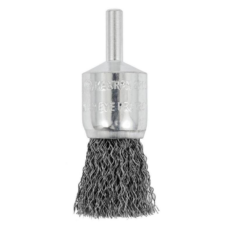 3/4" x 1/4" Shaft Mounted Crimped End Brush (553714)