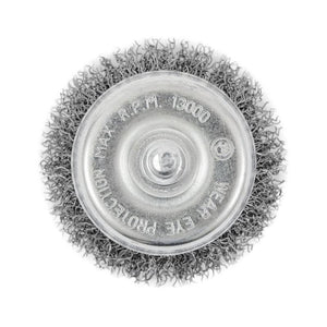 2-1/2" x 1/4" Shaft Mounted Crimped Cup Brush (553722)