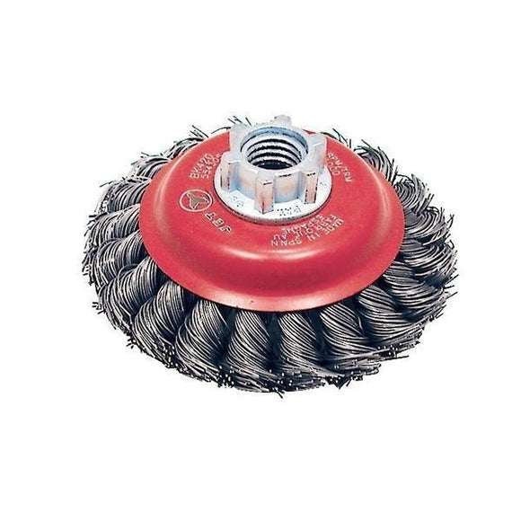 4 x 5/8-11 NC Knot Twisted Conical Brush (554305)
