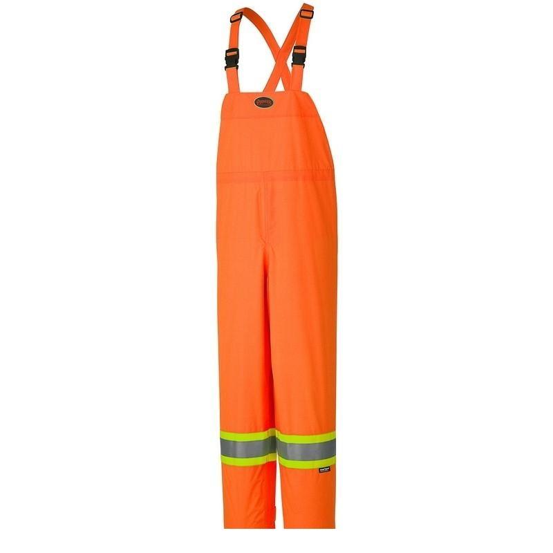 Hi-Viz 150D Lightweight Waterproof Safety Bib Pant - Orange (5595)