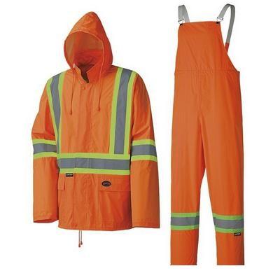 Tough 150D Oxford Poly/PVC Waterproof Suit - Orange (5598)
