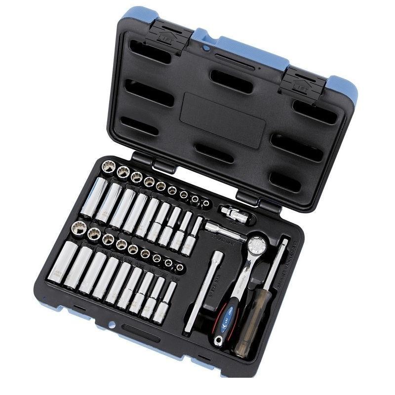 Jet 600126 42 Piece 1/4" DR SAE/Metric 12 Point Socket Wrench Set