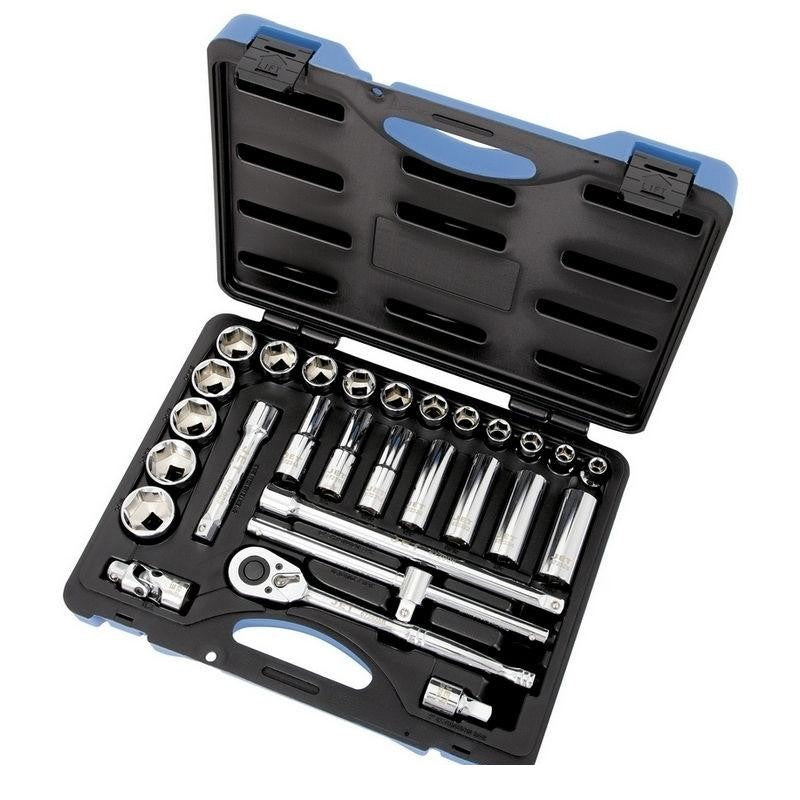 29 Piece 1/2" Drive S.A.E. Socket Wrench Set - 6 Point (600331)