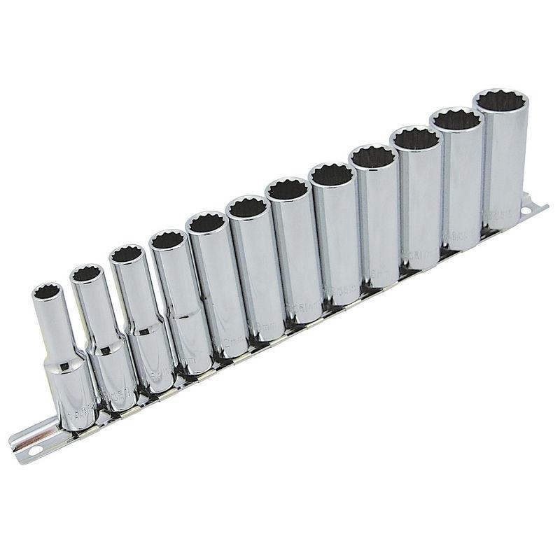 12 Piece 3/8" Drive Deep Metric Socket Set - 12 Point (601236)