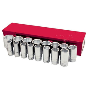 17 Piece 3/4" Drive Deep S.A.E. Socket Set - 6 Point (601407)