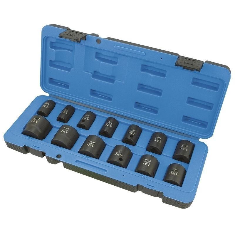 13 Piece 1/2" Drive S.A.E. Impact Socket Set - 6 Point (610321)