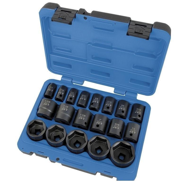 19 Piece 1/2" Drive S.A.E. Impact Socket Set - 6 Point (610328)