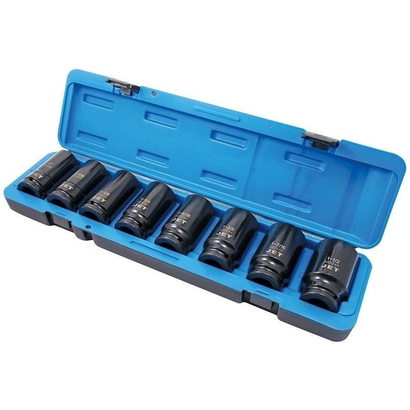 8 PC 3/4" DR Deep S.A.E. 6 Point Impact Socket Set