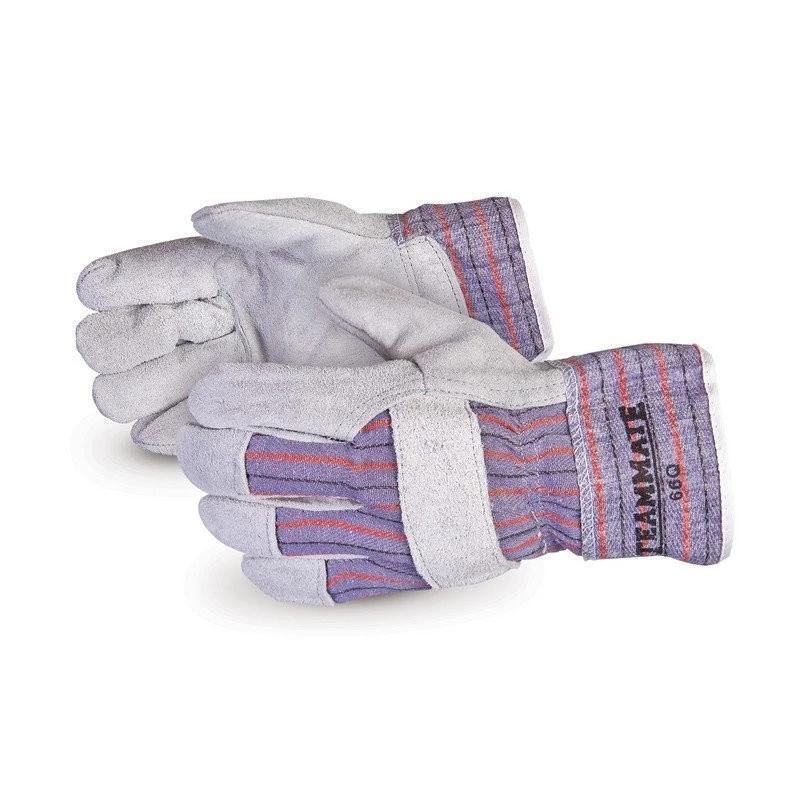 Crewmate Economy Quality Split Fitters Gloves with Cotton Lined Palms