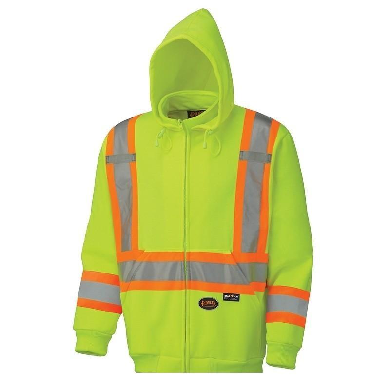 Hi-Viz Polyester Fleece Hoodie - Yellow (6925)