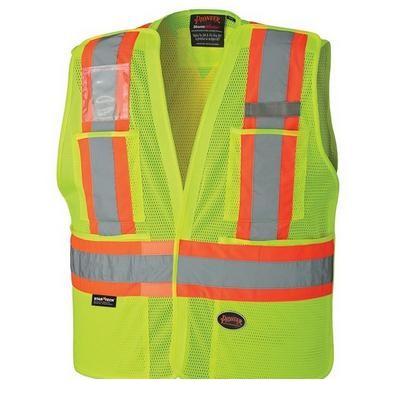 Hi-Viz Safety Tear-Away Vest - Yellow (6933)