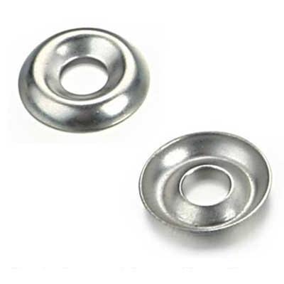 Cup Washers, Nickle Plated
