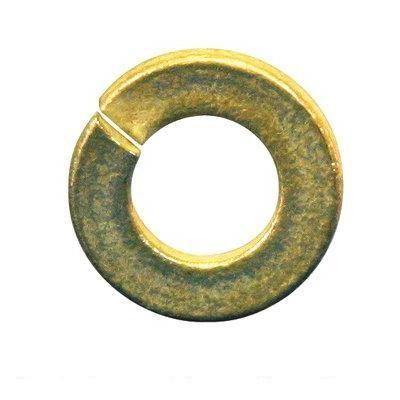 Lock Washer, Grade 8, Yellow Zinc Alloy