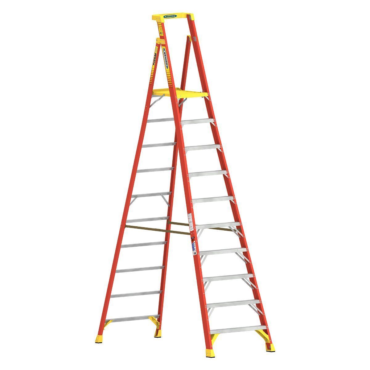 10-16 ft Type IA Fiberglass Podium Ladder