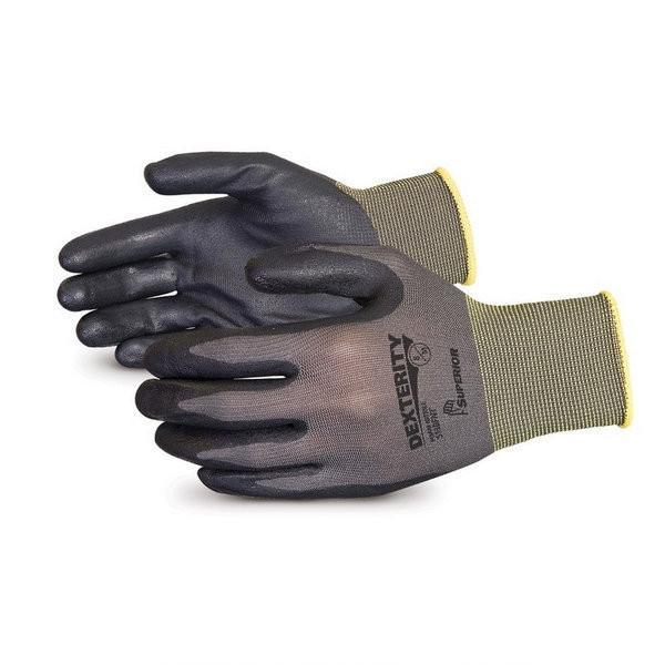Dexterity Black Foam-Nitrile-Dipped Work Gloves