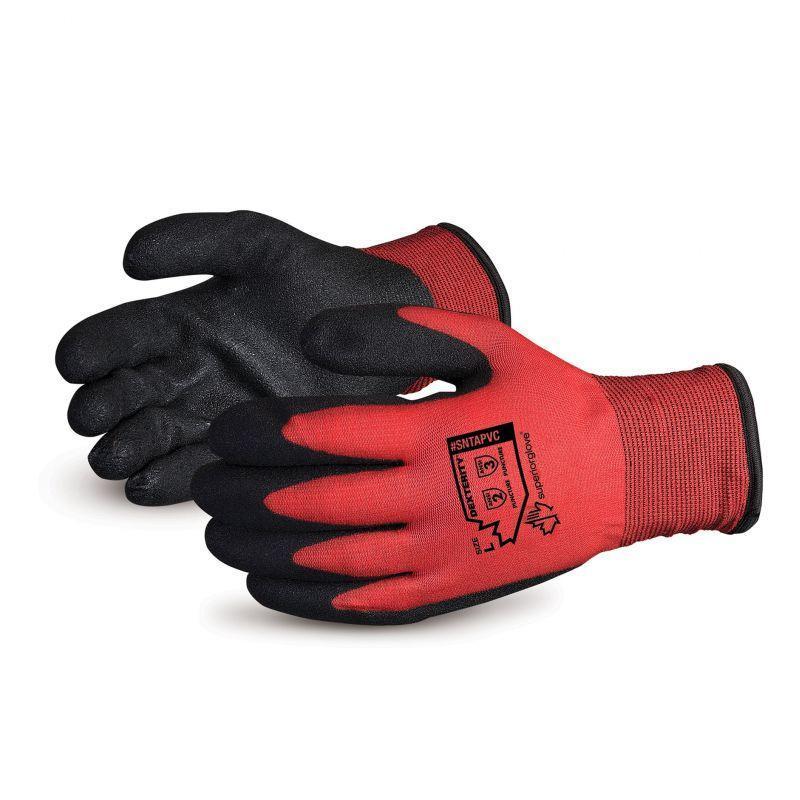 Dexterity Winter-Lined Nylon Gloves with PVC Palm (SNTAPVC)