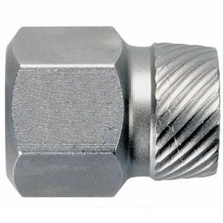 Hex Head Multi-Spline Screw Extractors - 1/2" Hex Head