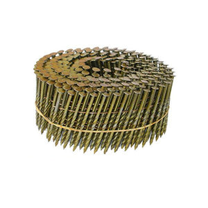 15 Degree 2-1/4" Blunt Chisel Point Angled Coil Nails