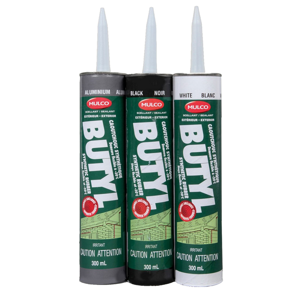 Mulco Butyl Rubber Based Sealant 300 ml - Available in a variety of colors