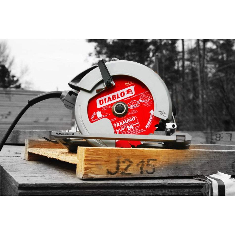 Diablo 7-1/4" 24T Framing Saw Blades - Bulk