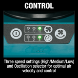 Makita DCF301Z 18V LXT Cordless or Electric 13" Jobsite Fan (Tool Only)