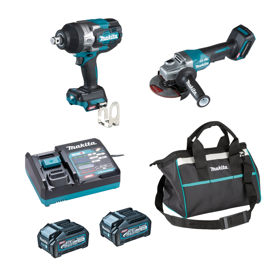 Makita DK0139G203 40V MAX XGT Li-Ion (4.0 Ah) 2 Tool Combo Kit