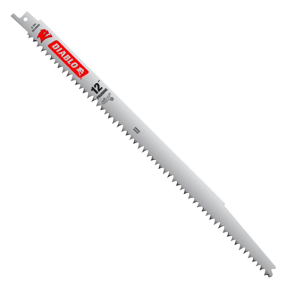 Diablo 12" Fleam Ground Reciprocating Saw Blade for Pruning