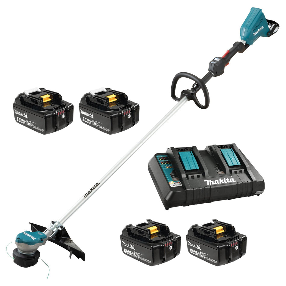 Makita DUR368LPT4 15" 18Vx2 LXT Line Trimmer Kit